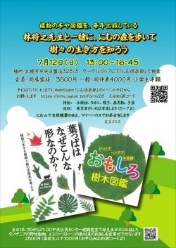７月12日(日)林将之先生と森を知る